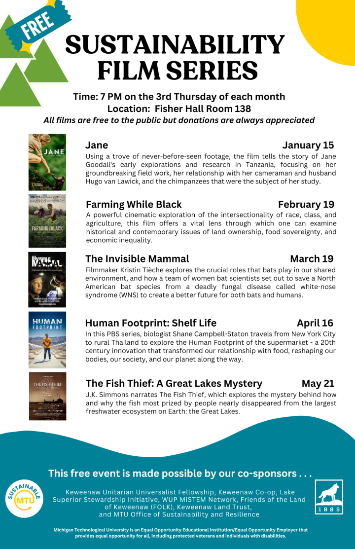 Sustainability Film Series Poster 2026
